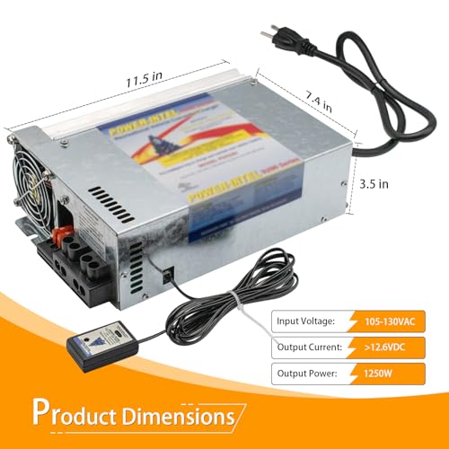PD9280 RV Power Converter, 80Amp 120V to 12V RV Converter Charger 9200 Series Converter/Charger for RV Camper Caravans Trailer3