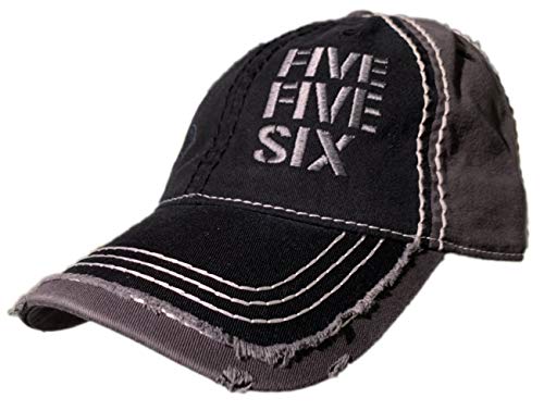 grey distressed hat