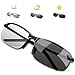 Men's Fashion Driving Polarized Photochromic Sunglasses For Day and Night Driving Fishing Golf Outdoor Sport,UV400 Protection