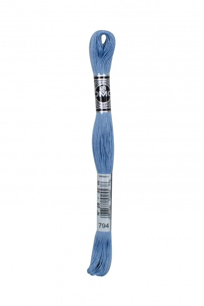 DMC Size 25 Coton A Broder Special Embroidery Thread - 794 Blue - Each — image 1