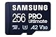 Samsung PRO Ultimate microSD-Karte 256 GB mit SD-Adapter