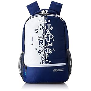 American Tourister 32 Ltrs Blue Casual Backpack (AMT FIZZ SCH BAG 02 – BLUE)