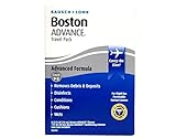 This order consists of 3 Boston Advance Travel packs. Each Travel Pack contains (1×10 ml bottle Boston Advance cleaner, 1×30 ml bottle Boston Advance Comfort Formula conditioning solution and 1×Boston contact lens case) Travel size solutions for rigi...