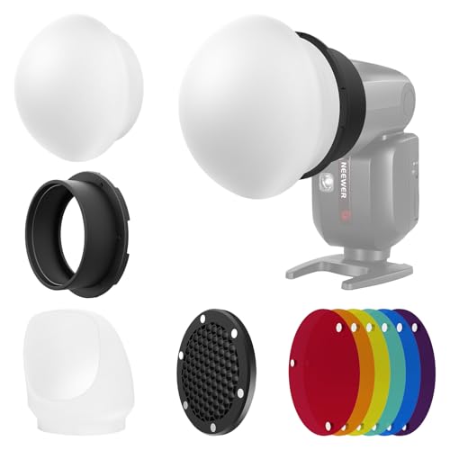 Kit de accesorios para flash compatible con Godox V1 y difusor magnético Neewer Z1