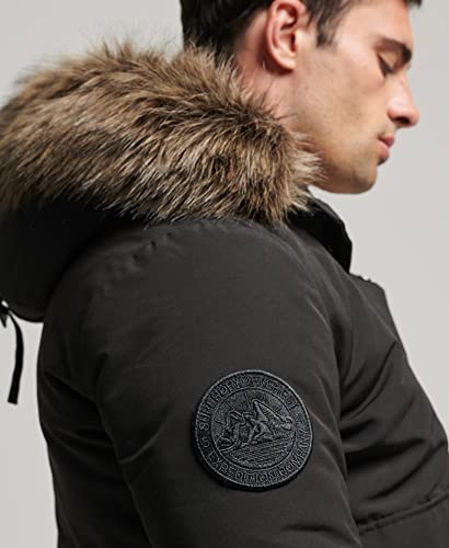 Superdry Mens Everest Bomber Jacket Jet Black Size M #TOP3