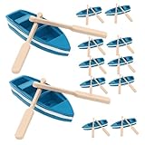 Améliore l'imagination : miniatures encouragent jeu imaginatif chez les enfants, ce qui en fait d'excellents ajouts aux salles de jeux ou aux environnements éducatifs, mini figurine de bateau, petit bateau de pêche