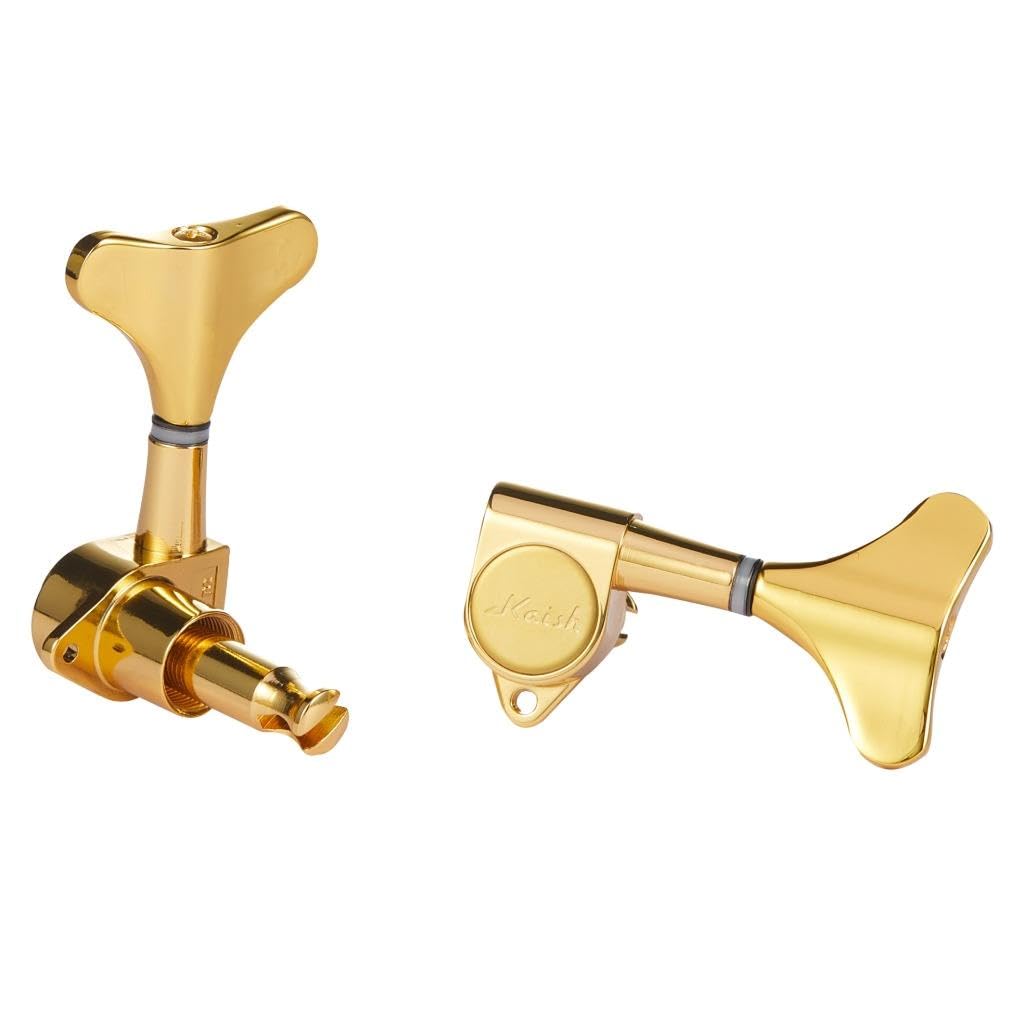 KAISH 6 strun 3R3L 18:1 uszczelniony tuner basowy gitara basowa klawisze do tuningu głowice do maszyn do tuningu Ibanez/Yamaha Style Acoustic/Electric Bass Gold