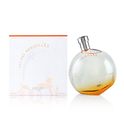 Eau Des Merveilles By Hermes For Women. Eau De Toilette Spray 3.3 Oz