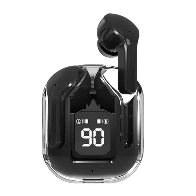 AMYTEL 2024 New Trend Fashion Transparent Gaming TWS Gaming Earphone Sports Earphone Wireless Gaming Headphone Earbuds (Black) (B0D2TMY9MW) Amazon Price History, Amazon Price Tracker