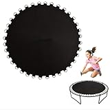 HNGKGJBL Tapete de Repuesto para Trampolín Ø6/8/10/12/13/14/15/16 Pies Colchoneta con 36-108 Ganchos en Forma de V Anti-UV(6FT (42 Buckles))