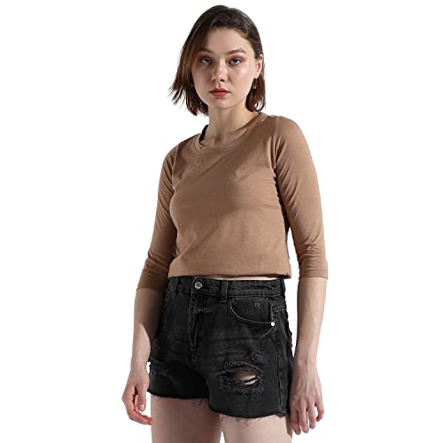 Image of PINACOLADA Grey Quarter Sleeves T-Shirts one Two Three