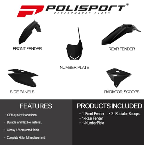 Body kit restyle RM blk plastique de remplacement pour moto abîmée - 2