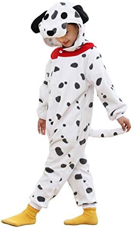 Unisex Children Animal Pajamas Luxury Fleece with Pocket One-Piece Cosplay Costume for Kid Halloween