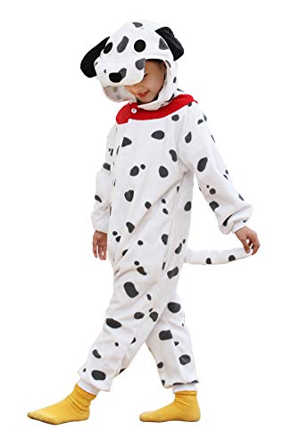 KIANMACAR Kids Animal Onesie Pajamas Halloween Costume Cosplay Sleepwear(Age:Over 4 Years Old)