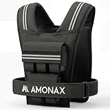 Amonax Chaleco Lastrado 10kg / 20kg / 30kg, Caminar y Fitness