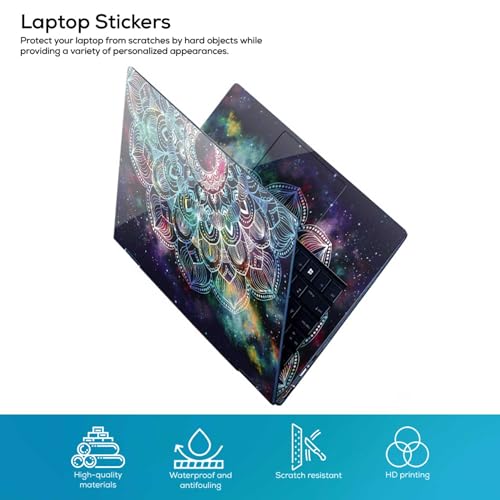 Image of DSGN 91 Full Body Laptop Skin Bubble-Free| Laminated| Removable| HD Quality Sticker for Laptops Upto 15.6 Inches Compatible with Hp /Dell /Acer /Lenovo /Asus etc.