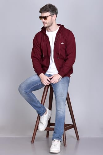 Image of Zeffit Fashionable Men's Sweatshirt Zipper Winter