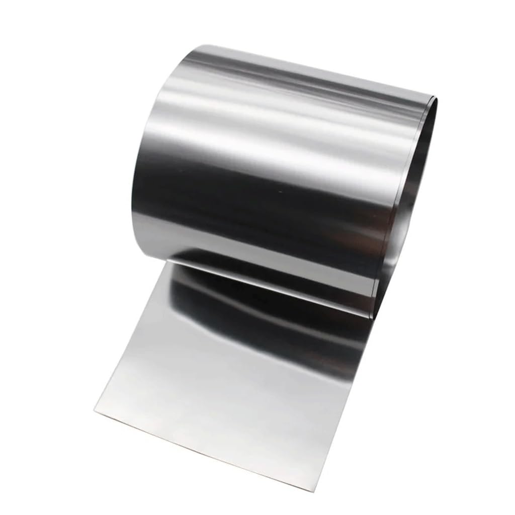 Rouleaux de Feuille métallique, Bande de cale en Acier Inoxydable, 1M, for la Fabrication moules, Plaque tôle(0.02X100X500mm 1pc)