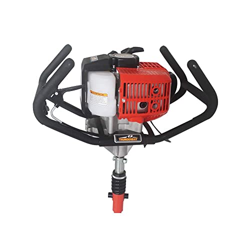 THUNDERBAY Partner Up 1 or 2 Man Earth Auger with 52cc, 2 Cycle Engine+ Extension