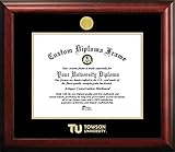 Campus Images MD999GED Towson University Embossed Diploma Frame, 11' x 14', Gold