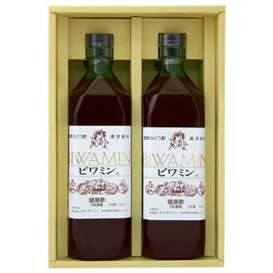 Amazon.co.jp: 健康ぶどう酢 ビワミン 720ml 2本入 ギフトセット