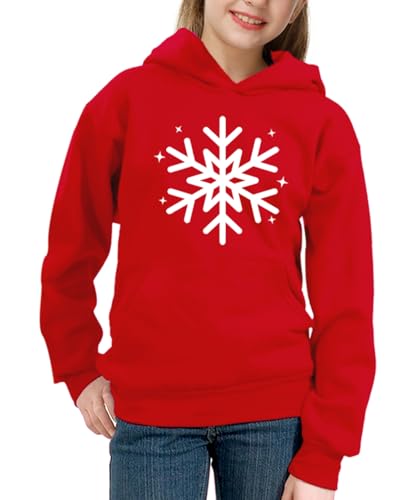 Remimi Unisex Kids Christmas Hoodie Boy Girl Thanksgiving Day Sweatshirt with Pocket 5-14 Years2