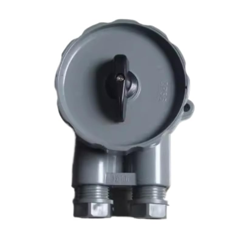 2Pcs Marine nylon plastic HF2-2/2B waterproof transfer switch 250V10AIP56