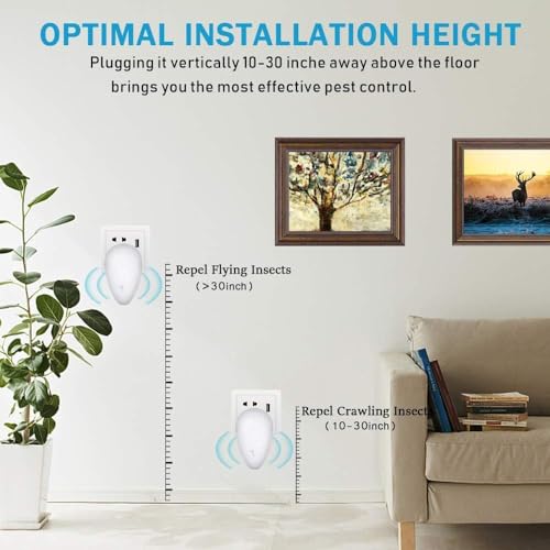 Ten Kiki Ultrasonic Pest Control Repeller, Plug-In Ultrasonic Pest Control Repellent For Mouse, Bug, Rodent, Insects, Cockroach thumb #2