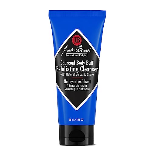 Jack Black Charcoal Body Buff Exfoliating Cleanser, 3oz