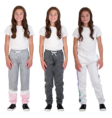 Hind Girls Sweatpants 3 Pack Fleece Jogger Pants for Girls Clothes4