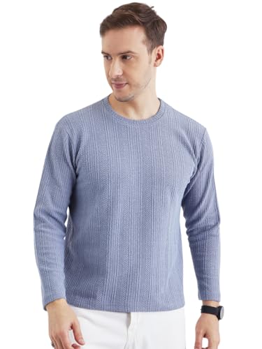 Pivl Men's Summer Full Sleeves T-Shirt – Lightweight, Stylish & B...