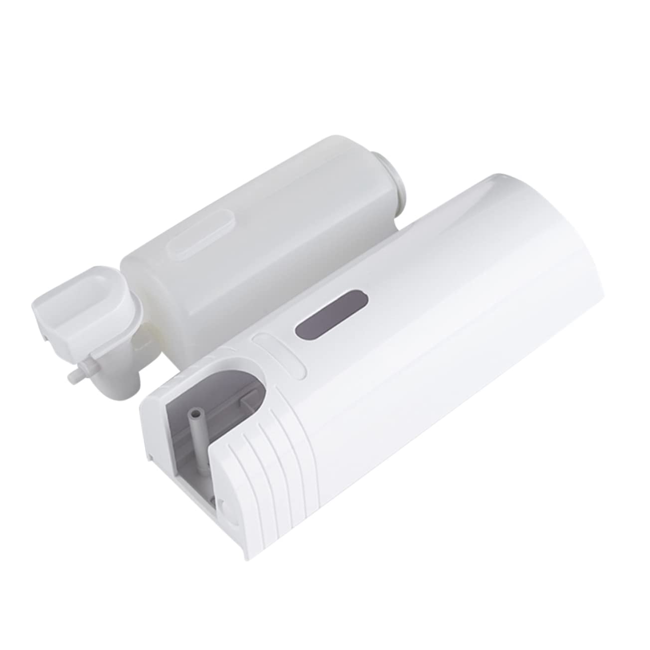 Garneck 380ml Wall-Mounted Liquid Soap Holder Made of Abs Pp Refillable for Shampoo Conditioner Shower Gel