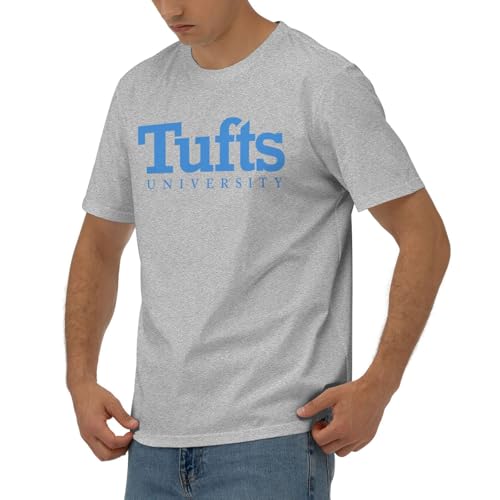 Tufts University Men's 170g Combed Cotton Short Sleeve T-Shirt Black4