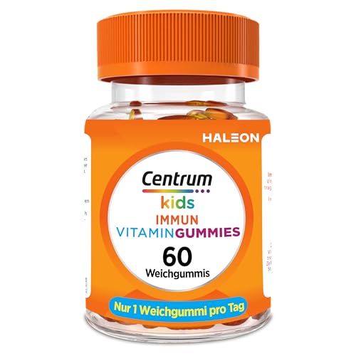 Vitamine - Centrum Gummies Immun Kids Gummies 1x60 - Leckere Multivitamin Gummies für Kinder - Wichtige Vitamine und Mineralstoffe zur Unterstützung des Immunsystems