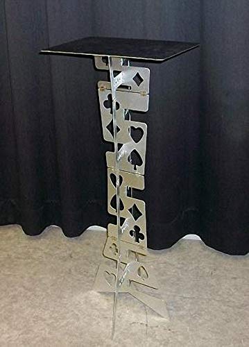 Table pliante de magie en aluminium argent pour spectacles de scène