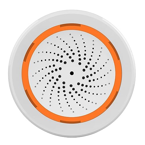 CosyCaya Tuya ZigBee Smart Sound And Light Sirena Sensor Smart Life de Seguridad para el Hogar Tuya Gateway Hub Sirena Alarma para Tuya