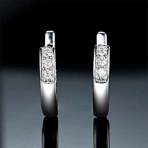 Clip oreilles cristal elegant boucle sans percage tendance - 6