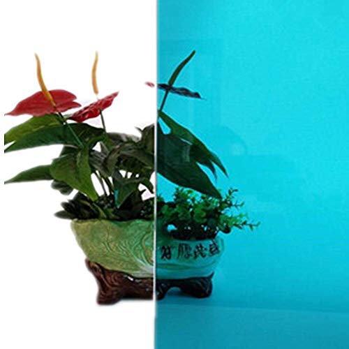 Moyishi Colorful Transparent Vinyl Car Window Tinting Roll 12''x78'' (Sky Blue)