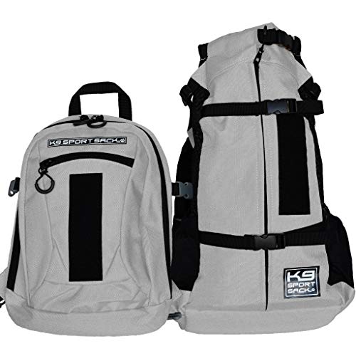 K9 Sport Sack | Dog Carrier Adjustable Backpack (Medium, Plus 2 - Light Grey) #TOP7