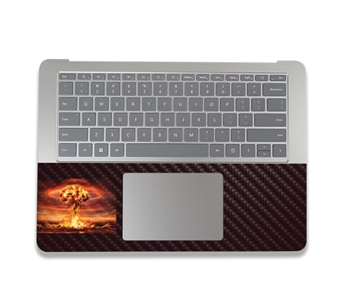 Image of MightySkins Carbon Fiber Skin Compatible with Microsoft Surface Laptop Studio 2 (2023) Full Wrap Kit - Fallout | Protective, Durable Textured Carbon Fiber Finish | Easy to Apply | Made in The USA