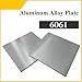 SHOUCAN 6061-T6 Aluminum Sheet, Square Aluminum Plate Thickness 16Mm, Metal Aluminum Sheet Covered with Protective Film for Industry, DIY,100×100×16mm