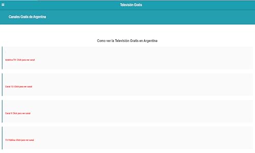 Televisión Gratis Canales