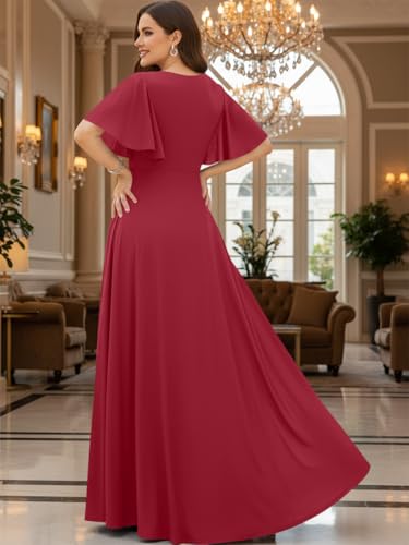Image of KOH KOH Womens Long Elegant Bridesmaid Evening Cocktail Modest Maxi Dress