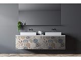 suelo vinilico click ikea Fabricación desde 48h. Oedim Vinilo Decorativo para Muebles Hexágonos  Vinilo Ecológico  200 x 100cm  Autoadhesivos para Decorar o Renovar Muebles, Suelos y Paredes