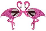  abrakado.nath - 1 par de gafas de sol flamenco, color rosa con purpurina
