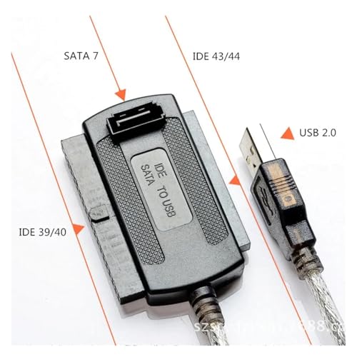Cable Adaptador USB 2.0 a IDE/SATA para Disco Duro 2.5/3 pulgadas miniatura 6