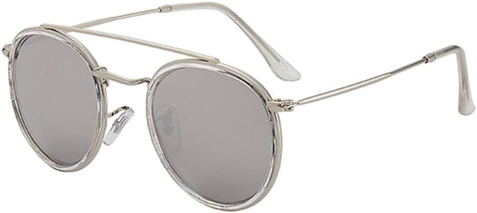 Retro Round Metal Sunglasses Men Women Steampunk Glasses Metal Frame Shades Fashion Eyewear UV400