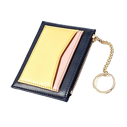 Fashion Zipper Coin Purse Rfid Blocking Clutch Purse for Women Multi Card Holder Splice Design Small Wallet for Daily Use