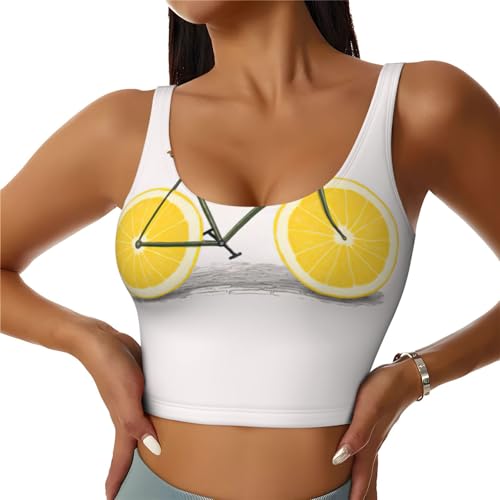 Débardeur orange avec soutien intégré et dos nageur pour un maintien sans soutien-gorge
