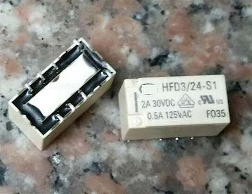 Relais 8 Broches HFD3 24-S1 micro relais bistable de signalisation pour circuit